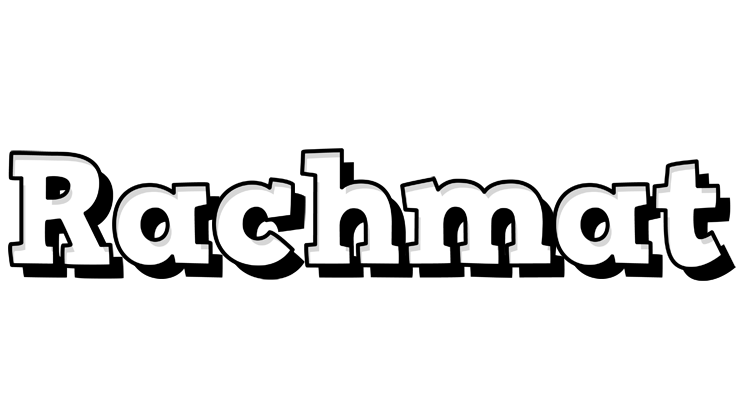Rachmat snowing logo