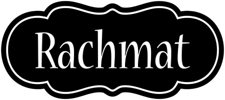 Rachmat welcome logo