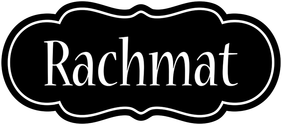 Rachmat welcome logo