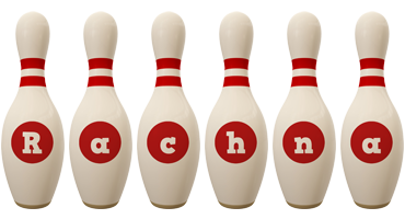 Rachna bowling-pin logo