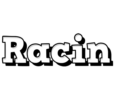 Racin snowing logo