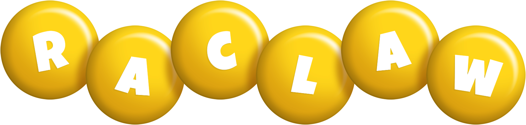 Raclaw candy-yellow logo