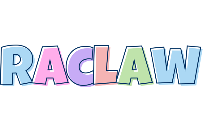 Raclaw pastel logo