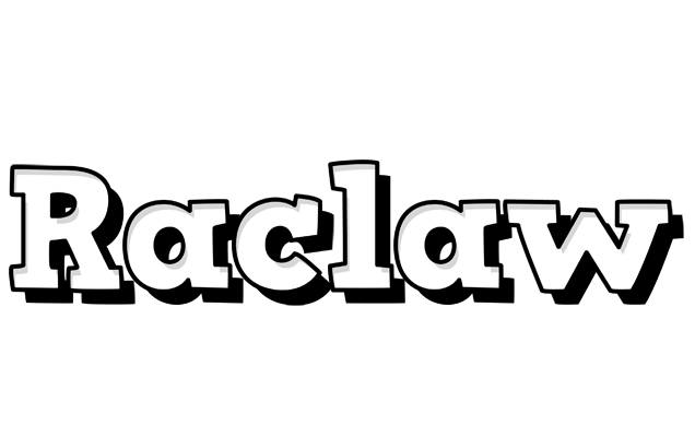 Raclaw snowing logo