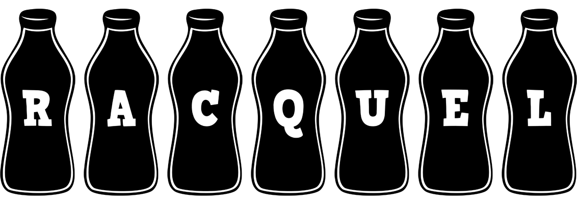 Racquel bottle logo