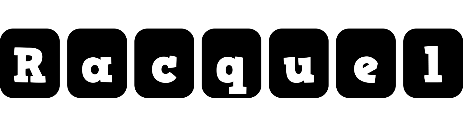 Racquel box logo