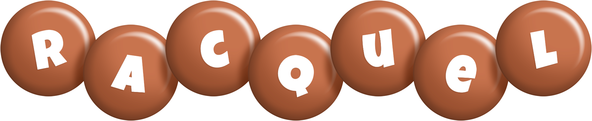Racquel candy-brown logo