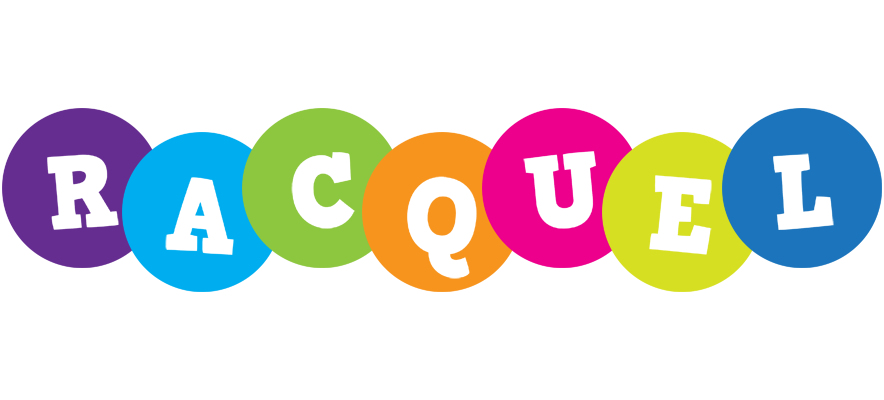 Racquel happy logo