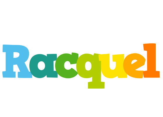 Racquel rainbows logo