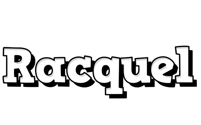 Racquel snowing logo