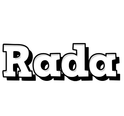 Rada snowing logo