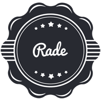 Rade badge logo