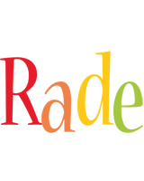 Rade birthday logo