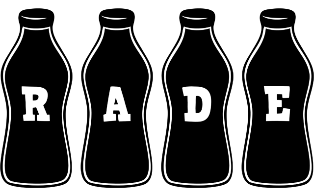 Rade bottle logo