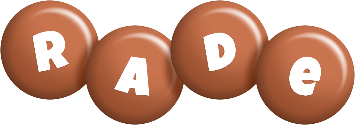 Rade candy-brown logo