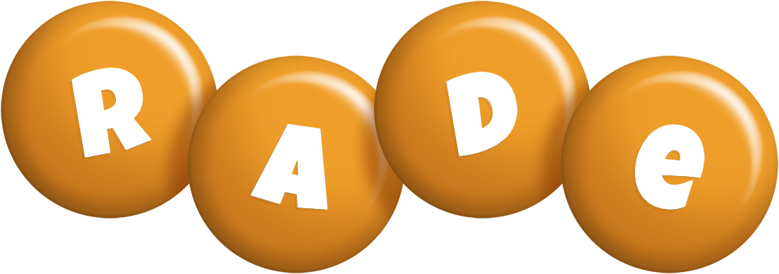 Rade candy-orange logo