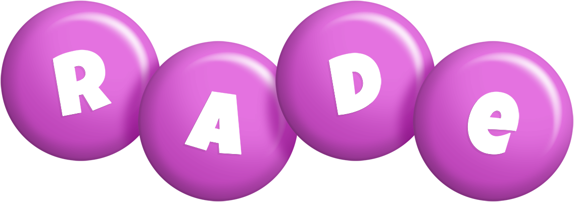Rade candy-purple logo