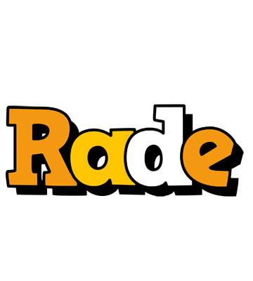 Rade cartoon logo