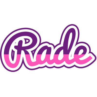 Rade cheerful logo