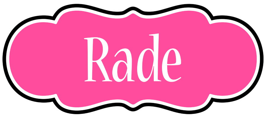 Rade invitation logo