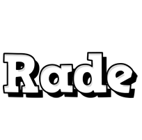 Rade snowing logo