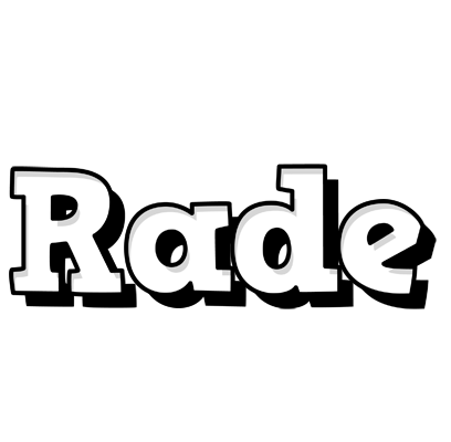 Rade snowing logo
