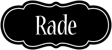 Rade welcome logo