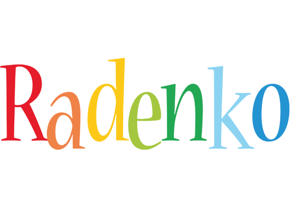 Radenko birthday logo