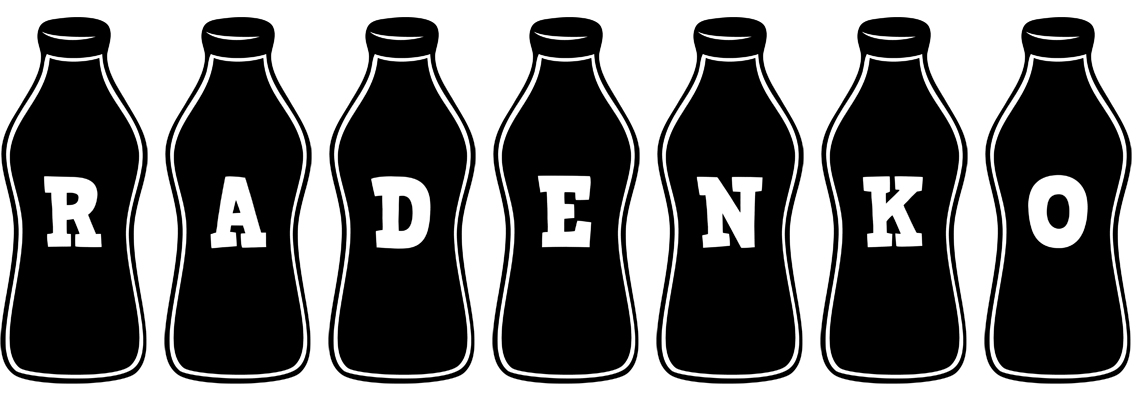 Radenko bottle logo