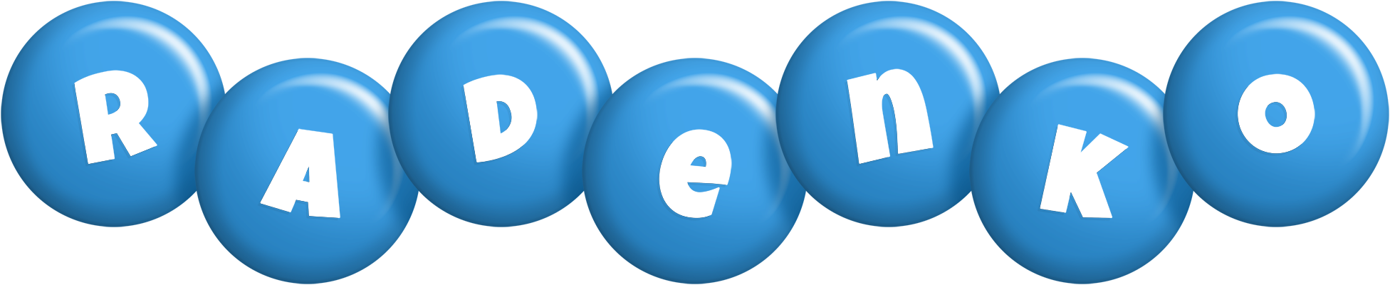 Radenko candy-blue logo