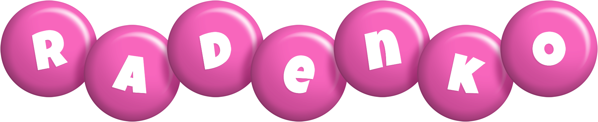 Radenko candy-pink logo