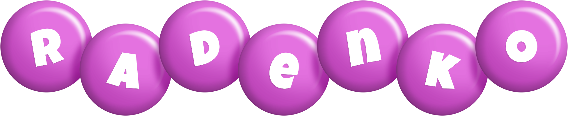 Radenko candy-purple logo