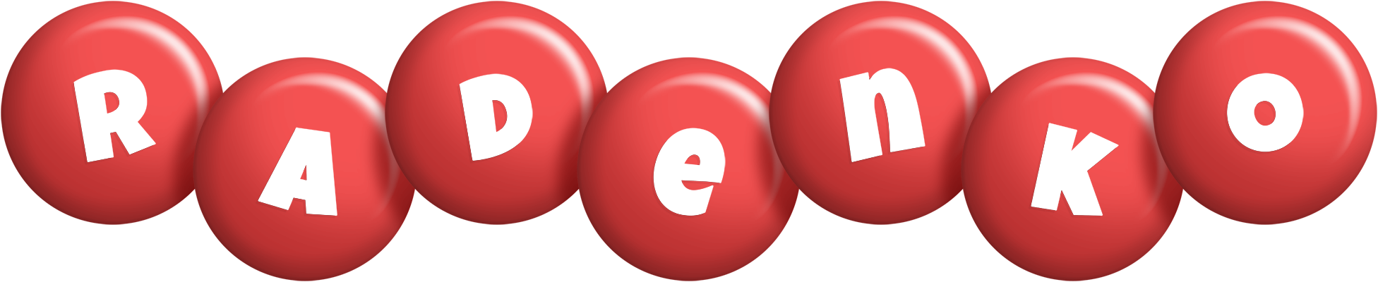 Radenko candy-red logo