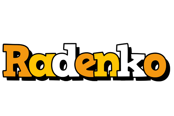 Radenko cartoon logo