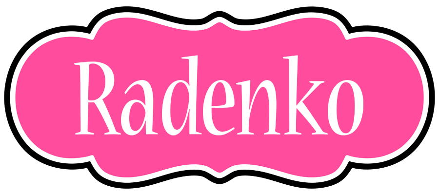 Radenko invitation logo