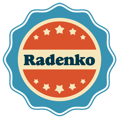 Radenko labels logo
