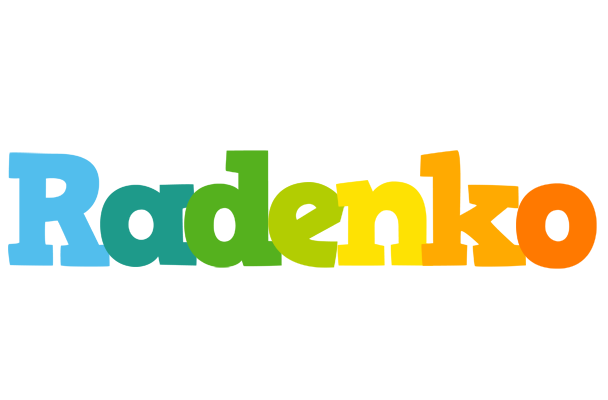 Radenko rainbows logo