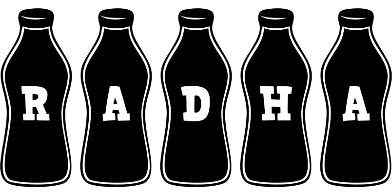 Radha bottle logo