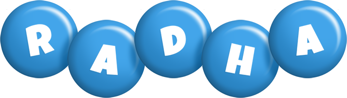 Radha candy-blue logo