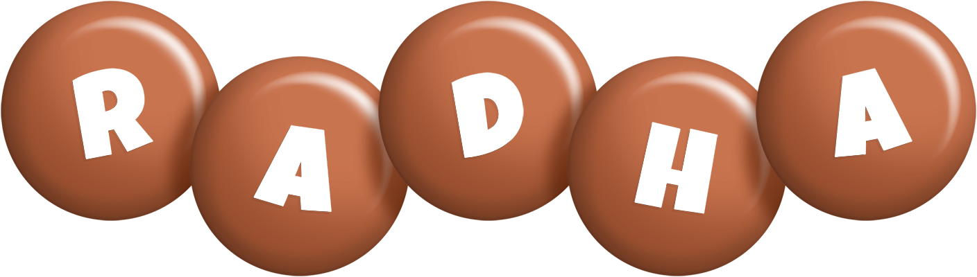 Radha candy-brown logo