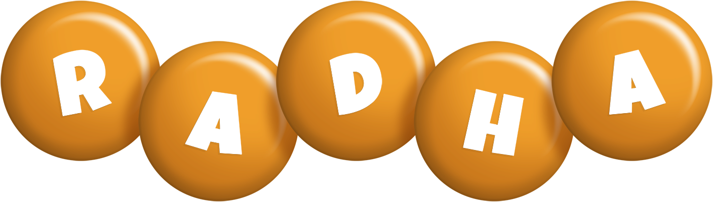 Radha candy-orange logo