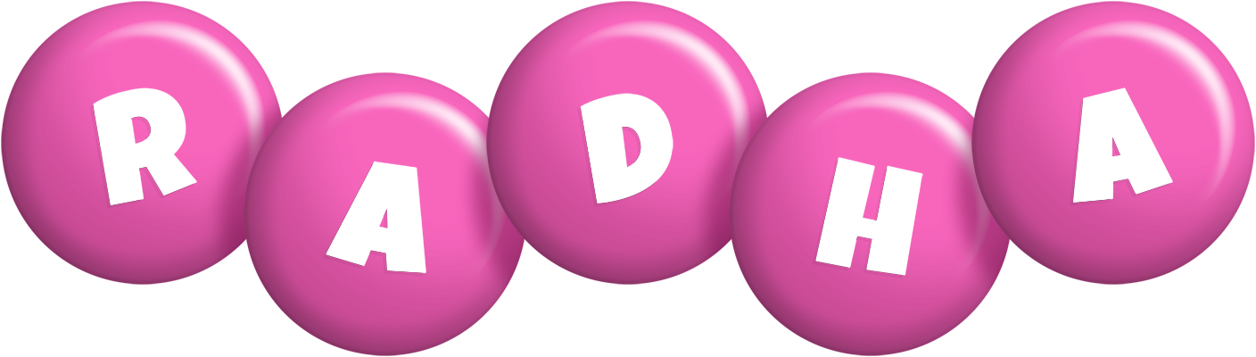 Radha candy-pink logo