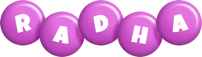 Radha candy-purple logo