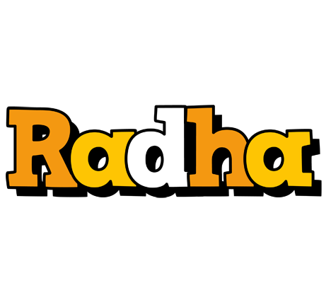 Radha cartoon logo