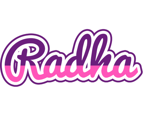 Radha cheerful logo