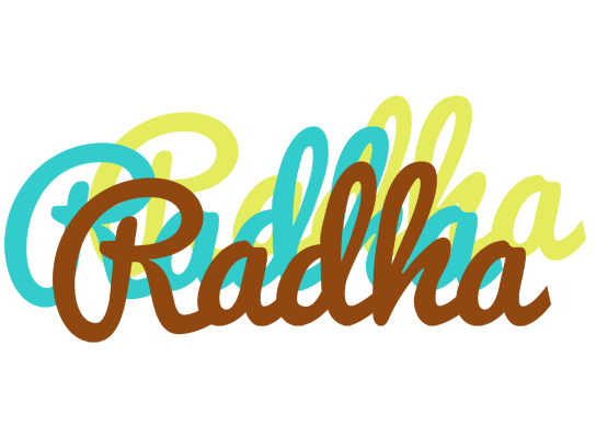 Radha cupcake logo