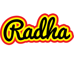 Radha flaming logo