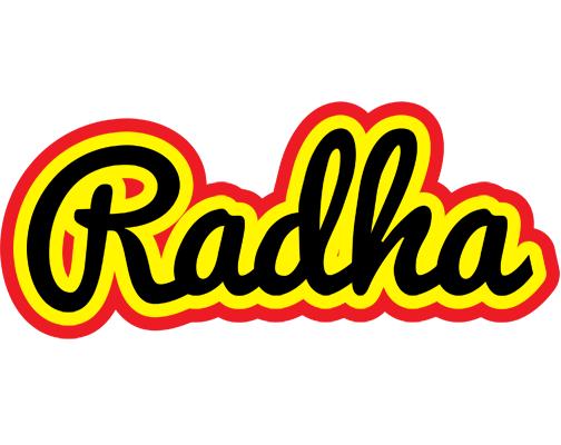 Radha flaming logo