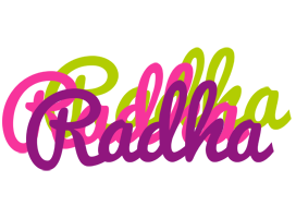 Radha flowers logo