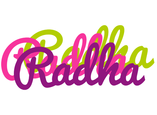 Radha flowers logo